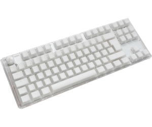 Tastatur - Ducky One 3 - Aura White Nordic - TKL - Cherry Brown - RGB - ND - Hvit - DKON2187ST-BFIPDAWWWWC1