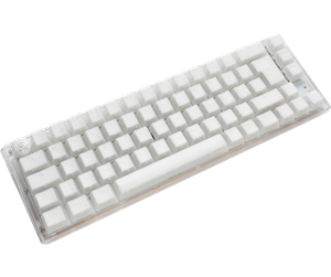 Tastatur - Ducky One 3 - Aura White Nordic - SF 65% - Cherry Brown - RGB - ND - Gamingtastatur - Nordisk - Hvit - DKON2167ST-BFIPDAWWWWC1