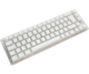 Tastatur - Ducky One 3 - Aura White Nordic - SF 65% - Cherry Red - RGB - ND - Gamingtastatur - Nordisk - Hvit - DKON2167ST-RFIPDAWWWWC1