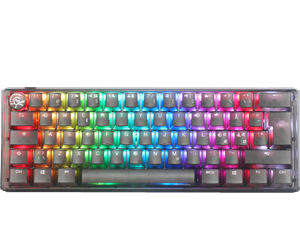 Tastatur - Ducky One 3 - Aura Black Nordic - Mini 60% - Cherry Brown - RGB - ND - Gamingtastatur - Nordisk - Svart - DKON2161ST-BFIPDABAAAC1