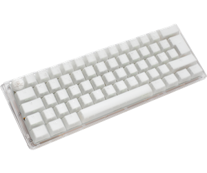 Tastatur - Ducky One 3 - Aura White Nordic - Mini 60% - Cherry Brown - RGB - ND - Gamingtastatur - Nordisk - Hvit - DKON2161ST-BFIPDAWWWWC1