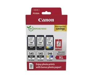 Papir, Fotopapir & Etiketter - Canon PG 545XL/CL-546XL / 8286B015 Multi Pack - 8286B015