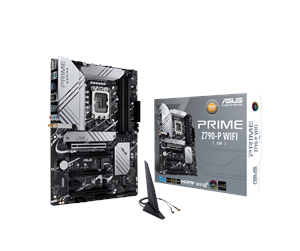 Hovedkort - ASUS PRIME Z790-P WIFI-CSM Hovedkort - Intel Z790 - Intel LGA1700 socket - DDR5 RAM - ATX - 90MB1CJ0-M0EAYC