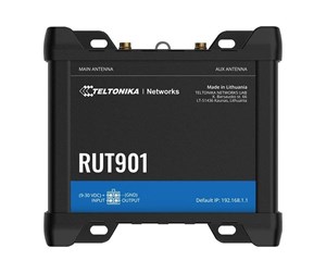 Ruter - Teltonika RUT901 - wireless router - Wi-Fi LTE - DIN rail mountable - Wireless router LTE - RUT901000000