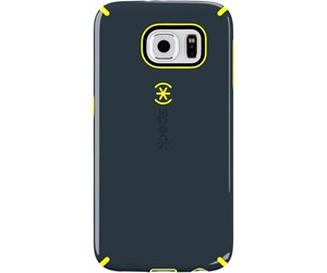 Mobil - Deksel og etui - Speck Samsung Galaxy S6 CandyShell (Charcoal Grey/Anti-freeze Yellow) - 71764-C122