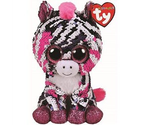 Dukker, Bamser & Utstyr - Ty Beanie Boos - Flippables Zoey Zebra - 0008421366729