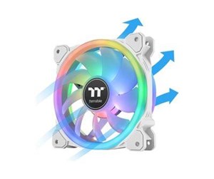 Kabinettvifte - Thermaltake SWAFAN 12 RGB - Kabinettvifte - 120mm - Hvit - CL-F145-PL12SW-A