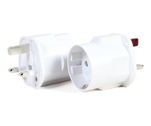 Diverse kabel - Gembird Cablexpert - power connector adaptor - 3-pole to CEE 7/4 - A-AC-EUFUKM-01