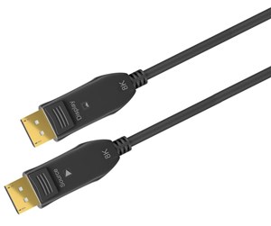 Skjermkabel - Pro 2.0 Optical DisplayPort - Hybrid - Skjermkabel - 10m - Svart - 4040849648663