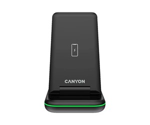 Mobil - Adaptere og ladere - Canyon charging stand - 3-in-1 - + AC power adapter - 15 Watt - CNS-WCS304B