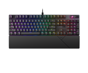 Tastatur - ASUS ROG Strix Scope II Full Size - ND - Gamingtastatur - Nordisk - Svart - 90MP036A-BKNA01