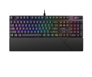 Tastatur - ASUS ROG Strix Scope II RX Red - ND - Gamingtastatur - Nordisk - Svart - 90MP0350-BKNA00