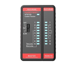 Diverse kabel - Habotest Network cable tester  HT812A  RJ45/RJ14/RJ12/RJ9 - HT812A