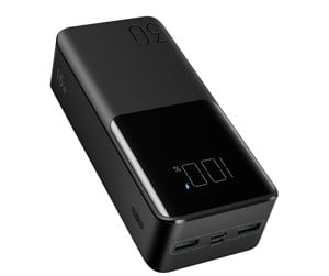 Nødlader - Joyroom JR-T015 30000mAh 15W (black) Nødlader - Svart - 30000 mAh - JR-T015