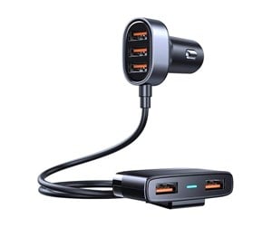 Mobil - Adaptere og ladere - Joyroom Car charger  JR-CL03 5-Port USB (black) - JR-CL03