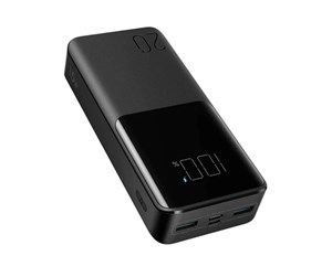 Nødlader - Joyroom Powerbank JR-T014 20000mAh 15W (black) Nødlader - Svart - 20000 mAh - JR-T014