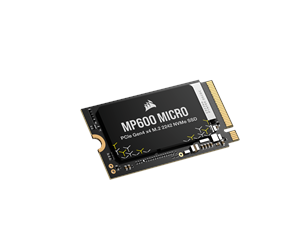 SSD - Corsair MP600 MICRO SSD - 1TB - PCIe 4.0 - M.2 2242 - CSSD-F1000GBMP600MCR