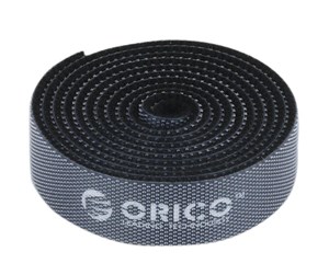 Kabelordner/Kabelstrømpe - ORICO Circle Velcro Straps 1m (black) - CBT-1S-BK