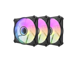 Kabinettvifte - Darkflash Computer fan set INF8 ARGB 3in1 120x120 (black) - Kabinettvifte - 120mm - Svart - INF8 3in1