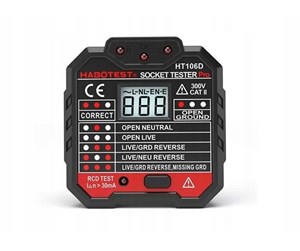 Instrumenter - Habotest Socket tester with digital display  HT106D - HT106D