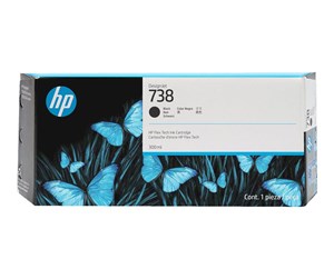 Printertilbehør blekk/toner - HP 738 / 498N8A - Black Ink - Blekkpatron Svart - 498N8A