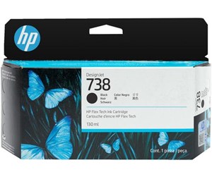 Printertilbehør blekk/toner - HP 738 / 498N4A - Black Ink - Blekkpatron Svart - 498N4A