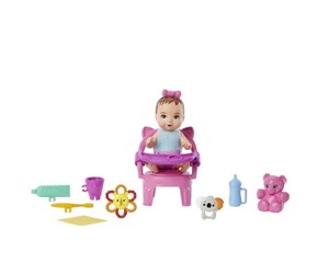 Dukker, Bamser & Utstyr - Barbie Doll And Accessories Skipper Babysitter First Tooth Playset - HJY29