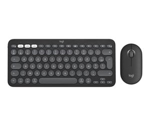 Tastatur - Logitech Pebble 2 Combo for Mac - Tastatur & Mussett - Universal - Grå - 920-012244