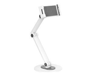 Veggmontering, AV-braketter & AV-møbler - Deltaco Universal tablet desk stand with adjustable arm 4.7 to 12.9” tablets iPad and phones - ARM-0560