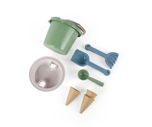 Utendørsleker - Dantoy Thorbjorn Bucket set w. Ice cream cones - Green - 4800