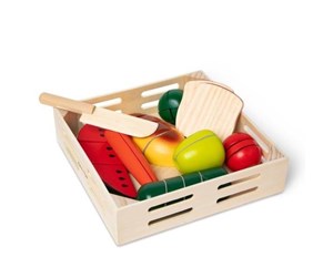 Rollelek - Melissa & Doug Cutting Food - Wooden Play Food - 487