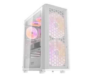 Kabinett - Darkflash Computer case DK360 (white) - Kabinett - Hvit - DK360 White