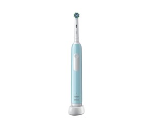 Elektrisk tannbørste - Oral-B Elektrisk tannbørste Pro 1 Travel Edition - tooth brush - blue - 8001090914132