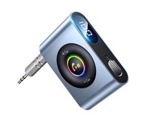 Mobil - Andre tilbehør - Joyroom Bluetooth 5.3 AUX receiver  JR-CB1 (gray) - JR-CB1