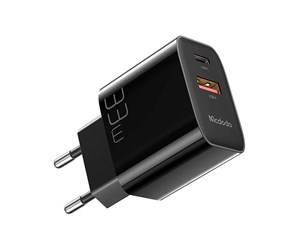 Mobil - Adaptere og ladere - Mcdodo Wall charger  CH-0922 USB + USB-C 33W + USB-C cable (black) - CH-0922