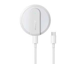 Mobil - Adaptere og ladere - Joyroom JR-A28 ultra-thin magnetic induction charger 15W (white) - JR-A28 White