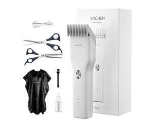 Hårtrimmer - ENCHEN Hårklipper Hair clipper (3-21mm) + accessories BOOST-W Set (white) - BOOST-W Set