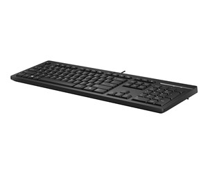 Tastatur - HP 125 - Tastatur - Ukrainsk - Svart - 266C9AA#A2Q