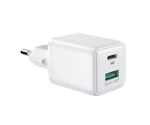 Mobil - Adaptere og ladere - Joyroom Mini intelligent charger 30W dualport  L-QP303 - L-QP303