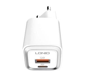 Mobil - Adaptere og ladere - LDNIO MFi wall charger  A2318M USB-C+USB USB-C to Lightning 20W - A2318M EU