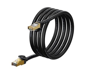 Nettverkskabel - Ethernet RJ45 10Gbps 2m network cable (black) - WKJS010301