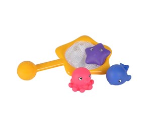 Babyleker - ABC Bath Animals with Landing Net 4dlg. - 104015478