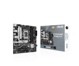 Hovedkort - ASUS PRIME B760M-A D4-CSM Hovedkort - Intel B760 - Intel LGA1700 socket - DDR4 RAM - Micro-ATX - 90MB1D00-M0EAYC