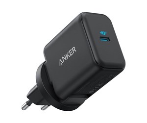 Mobil - Adaptere og ladere - Anker 312 Lader 25W, USB-C Strømadapter, svart - A2642G11