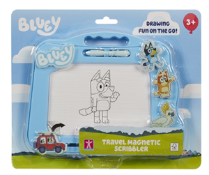 Kreative leker - Bluey Travel Magnetic Scribbler - 7837