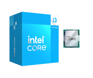 Prosessor/CPU - Intel Core i3-14100 Raptor Lake-S Prosessor/CPU - 4 kjerner - 3.5 GHz - Intel LGA1700 - Intel Boks (med kjøler) - BX8071514100