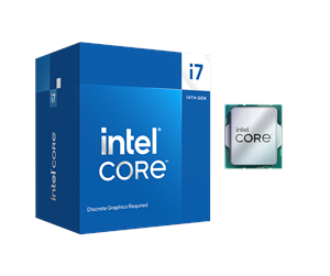 Prosessor/CPU - Intel Core i7-14700F Raptor Lake-S Prosessor/CPU - 20 kjerner - 2.1 GHz - Intel LGA1700 - Intel Boks (med kjøler) - BX8071514700F