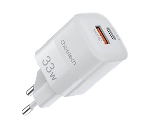 Mobil - Adaptere og ladere - Choetech Wall Charger  33W PD5006 A+C dual port (white) - PD5006-EU-WH