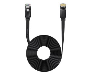 Nettverkskabel - Ethernet RJ45 1Gbps 10m network cable (black) - WKJS000201