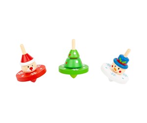 Leketøy - Small Foot  Wooden Top Christmas - 11471